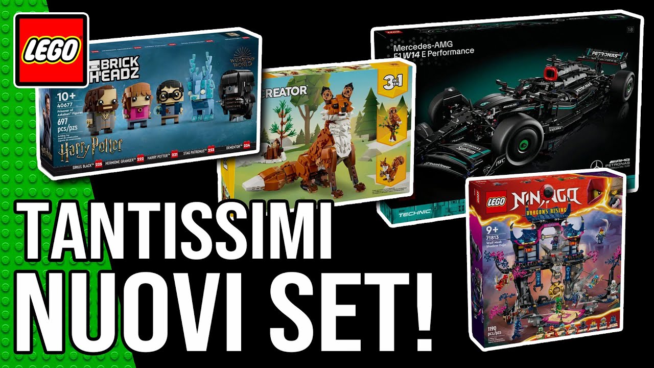 LEGO NEWS - ECCO I SET NINJAGO - TECHNIC - CREATOR - HARRY POTTER TANTE ALTRE NOVITà DAL 1 MARZO!