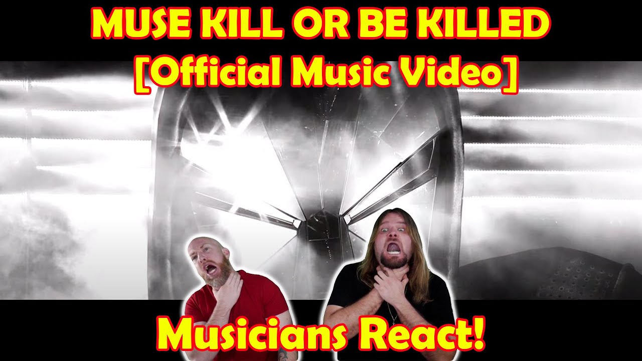 Musicians react to hearing Muse -  KILL OR BE KILLED [Official Music Video]