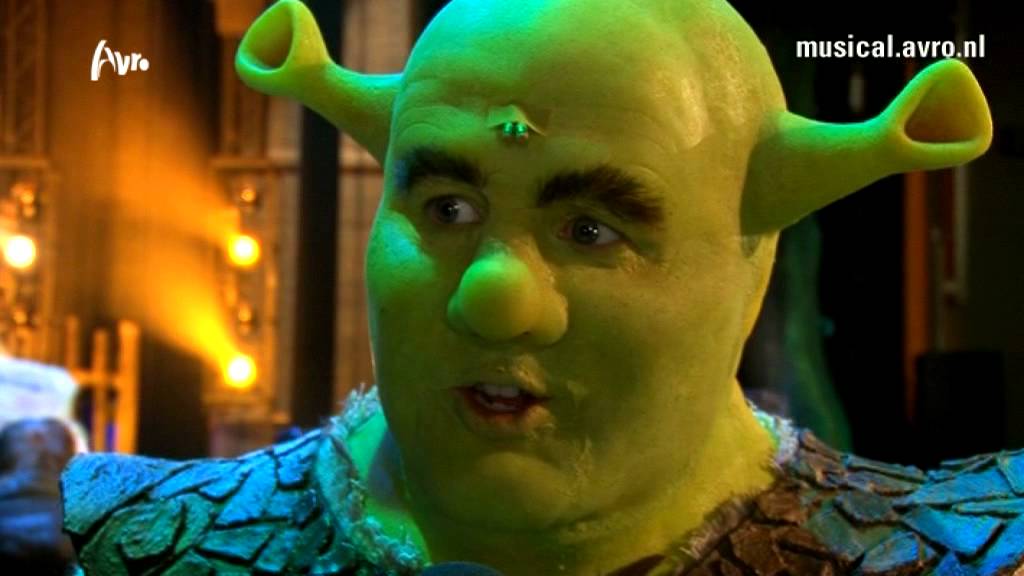 Shrek de Musical - preview in kostuum en decor