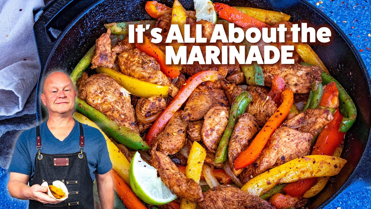 This Fajita Marinade makes the best Chicken Fajitas