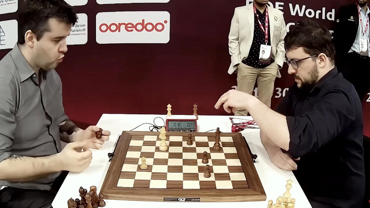 World Champ 2024 Ian Nepomniachtchi vs. World Champ 2021 Maxime Vachier-Lagrave / World Blitz 2025