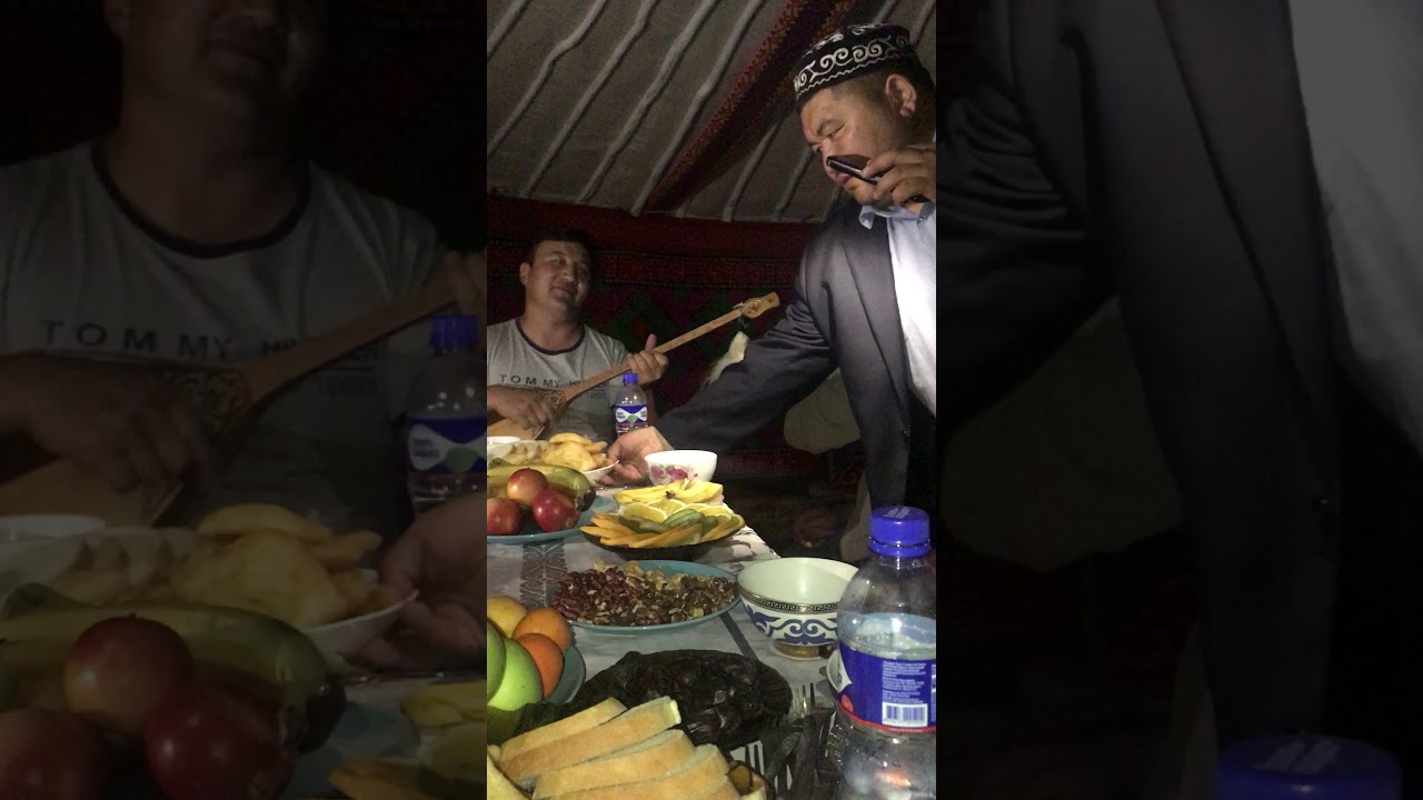 Bayan ölgii yerel sanatçısından dombra şöleni