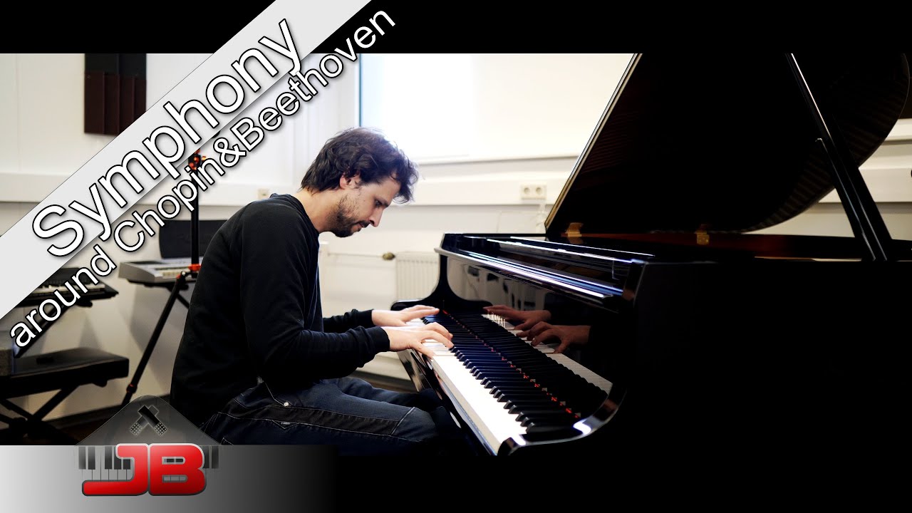 Symphony around Chopin c minor etude and Beethoven moonlight sonata (Official Music Video)