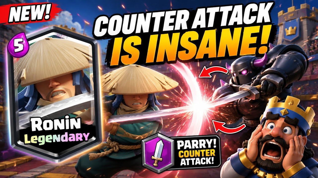 Новый легендарный Ронин в Clash Royale &mdash; имба