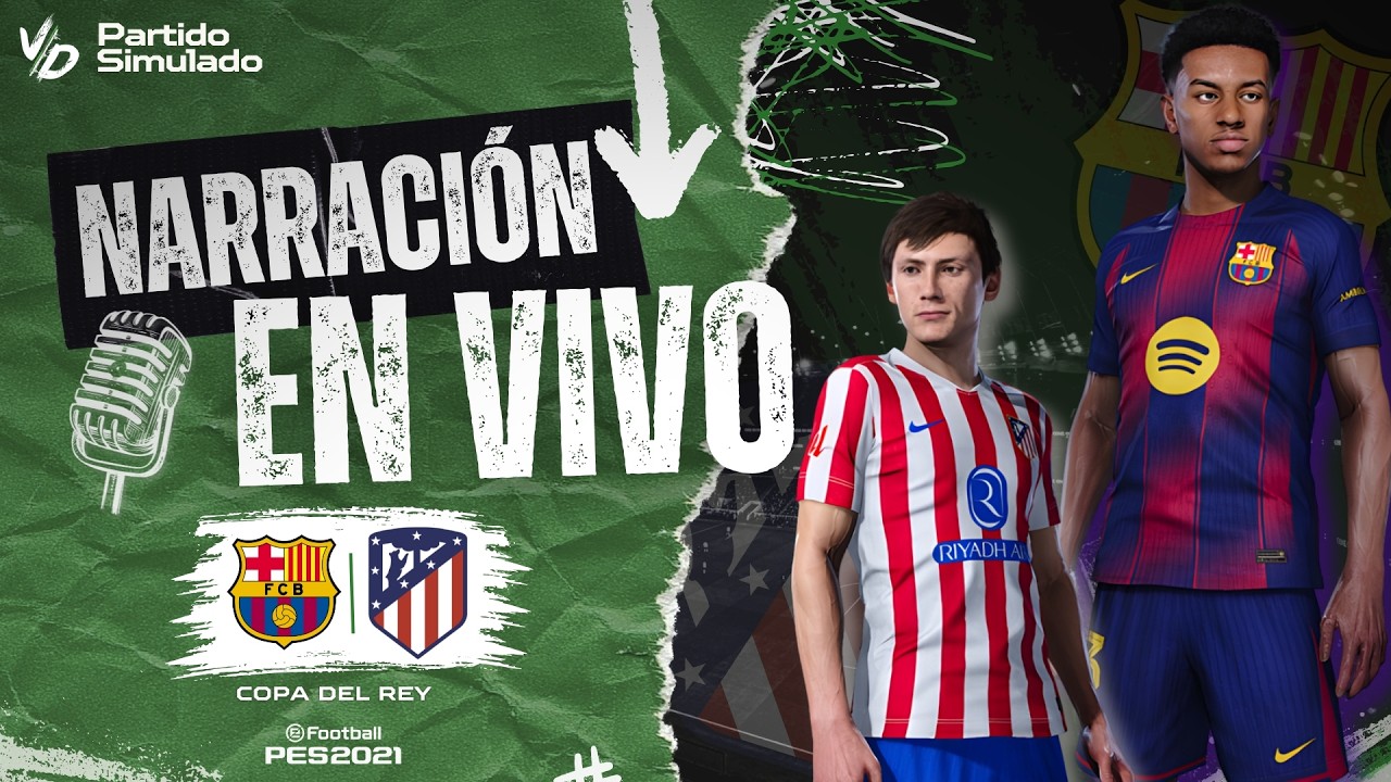 🔴 BARCELONA VS ATLETICO MADRID EN VIVO / SEMIFINAL COPA DEL REY