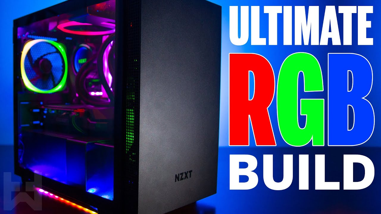 The NZXT H210i Ultimate RGB Gaming PC Build 2019 - Rainbow Giggidy Box