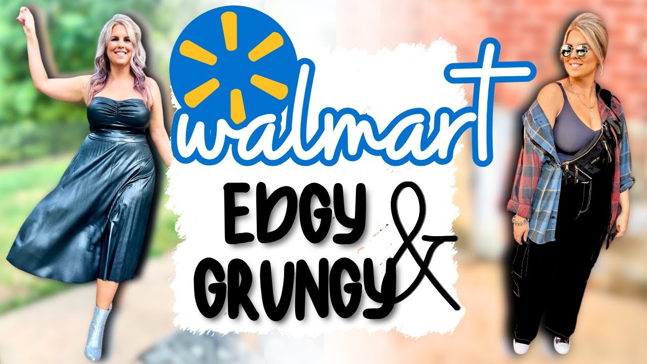**WALMART FALL FASHION HAUL** Outfit Ideas with Some Edge & Grungy Fall Must Haves!
