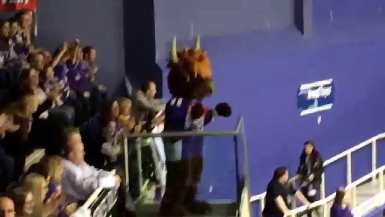 Clangus making her CHL home appearance versus Lakers 29/8/15 #ClangusWeLoveYou #PurpleArmy