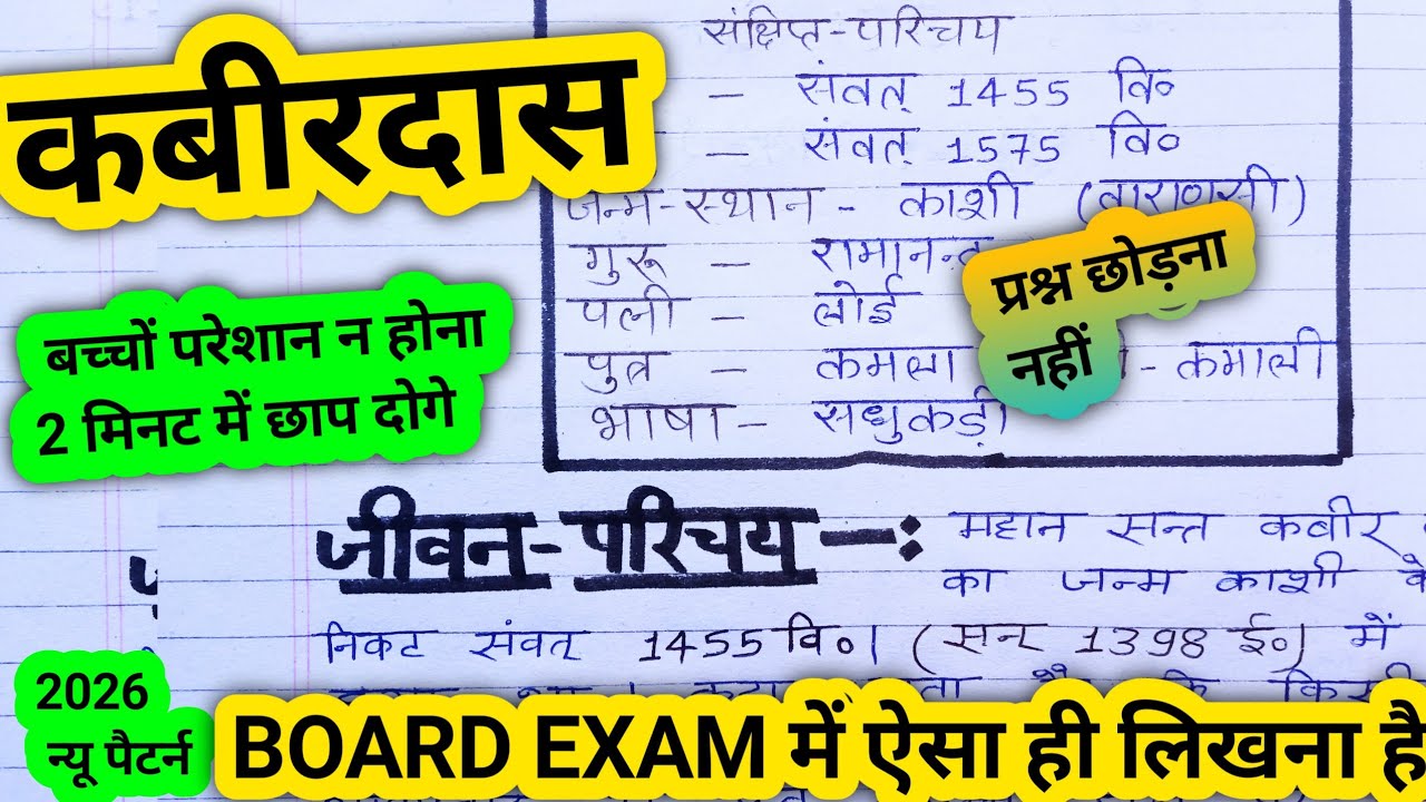 Kabir Das Ka Jeevan Parichay Hindi Mein || कबीर दास का जीवन परिचय  