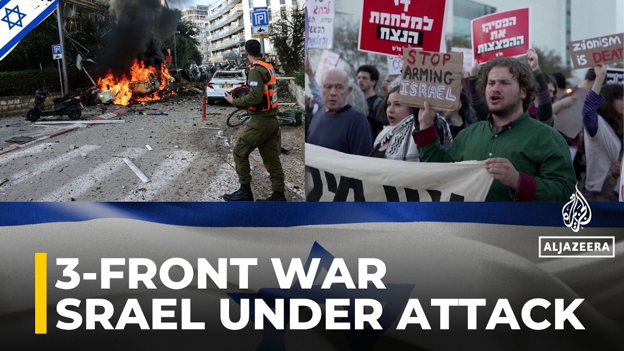 Israel Under Attack From 3 Fronts | Iran, Hezbollah & Houthis Escalation
