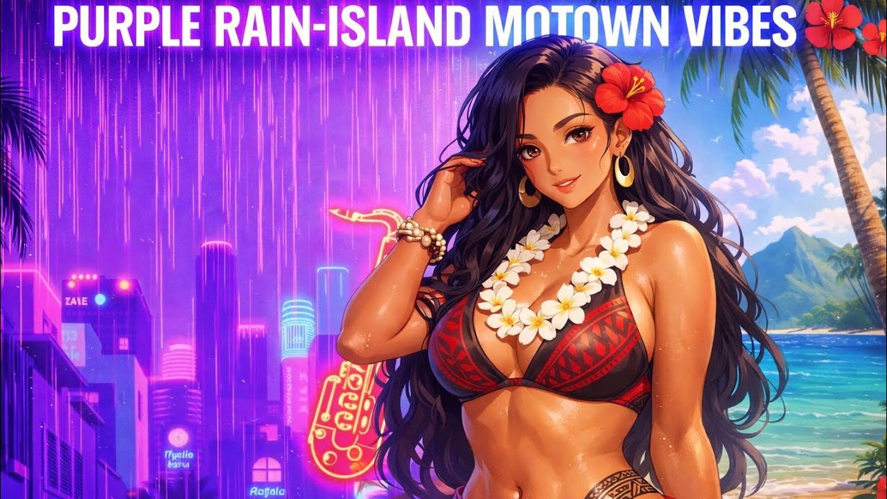 PURPLE RAIN - ISLAND MOTOWN VIBES🌺🌺AI GENERATED COVER