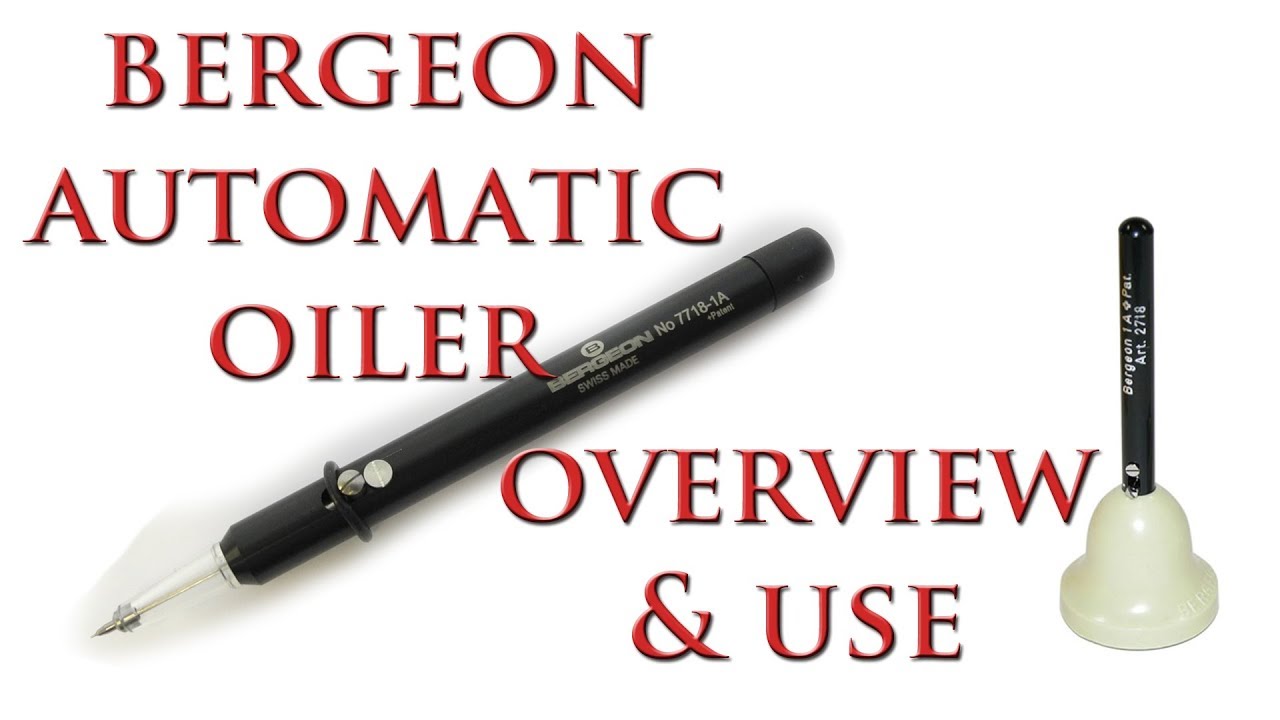 Bergeon Automatic Oiler 1A Overview & Use Seiko 7019A