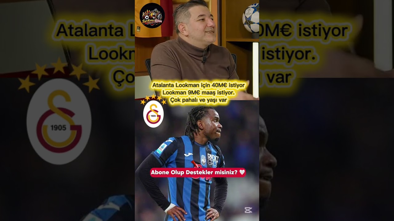 Ali Naci Küçük, Atalanta Lookman için çok para istiyor. Lookman da maaş fazla istiyor. 