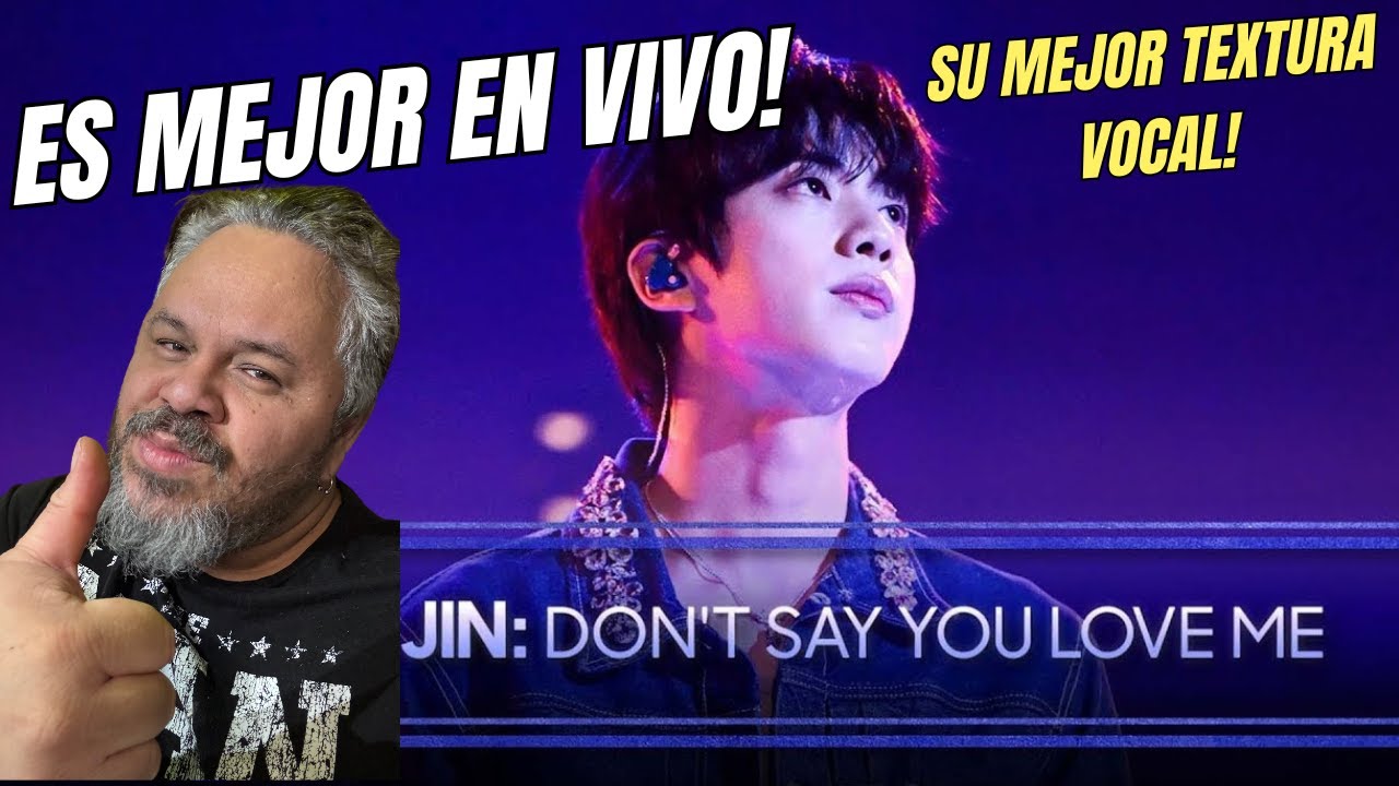 JIN - DONT SAY YOU LOVE ME - EN ESTUDIO vs EN VIVO! #jin #jinbts #dontsayyouloveme