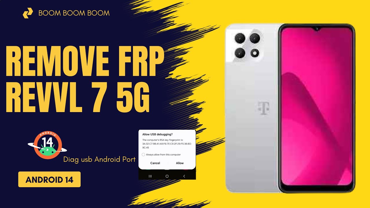 REMOVE FRP REVVL 7 5G ANDROID 14