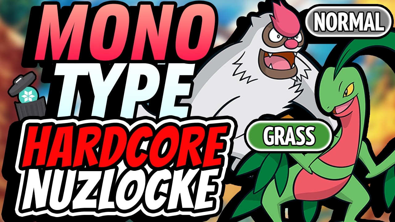 Pokemon Emerald HARDCORE NUZLOCKE - Mono-Types Only