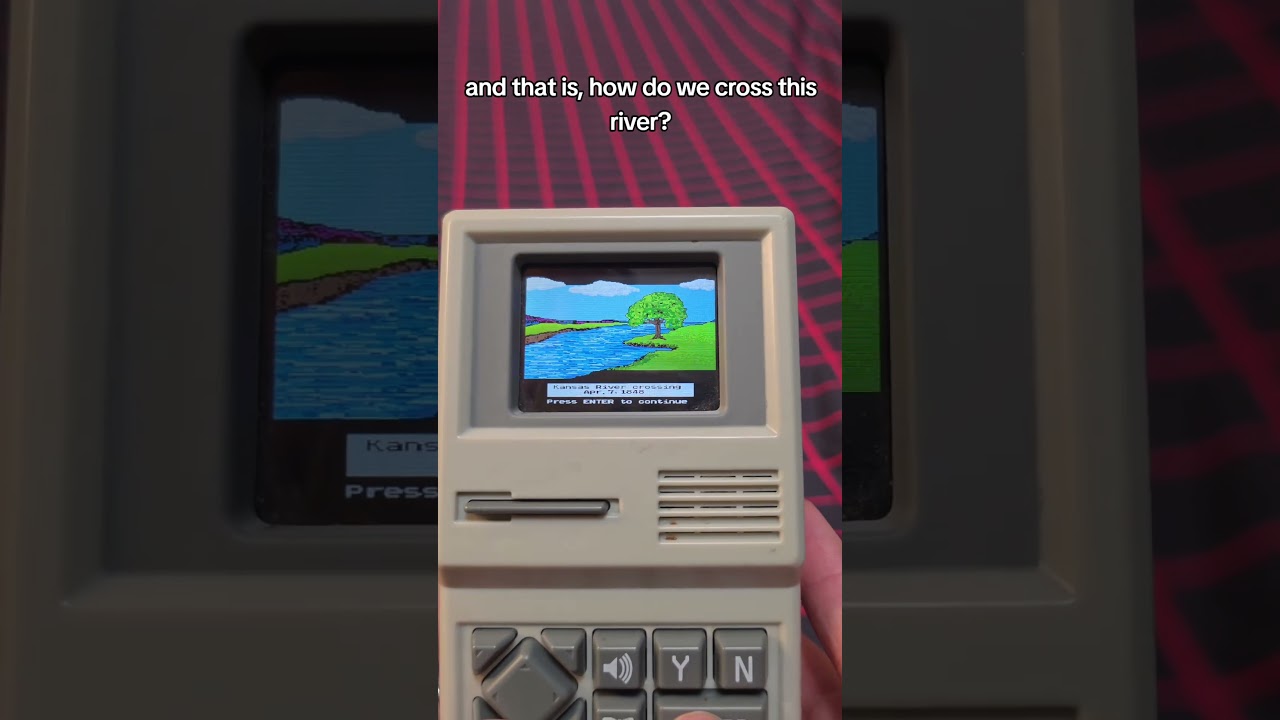 Портативная игра Oregon Trail #геймер #ретрогейминг #винтаж #90-е #игра
