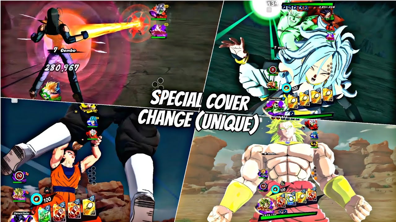 Special Cover Change (Unique) Characters 🔥 IN DRAGON BALL LEGENDS