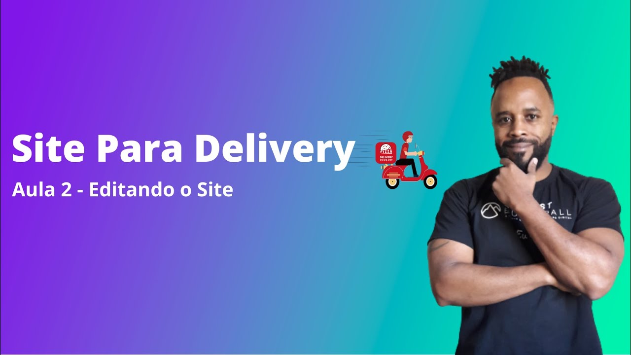 Como Criar Site Delivery Passo a Passo 2  | Editando o Site
