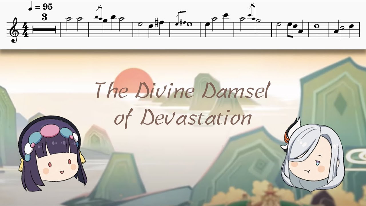The Divine Damsel of Devastation - Genshin Impact (Flute and Piano Cover)