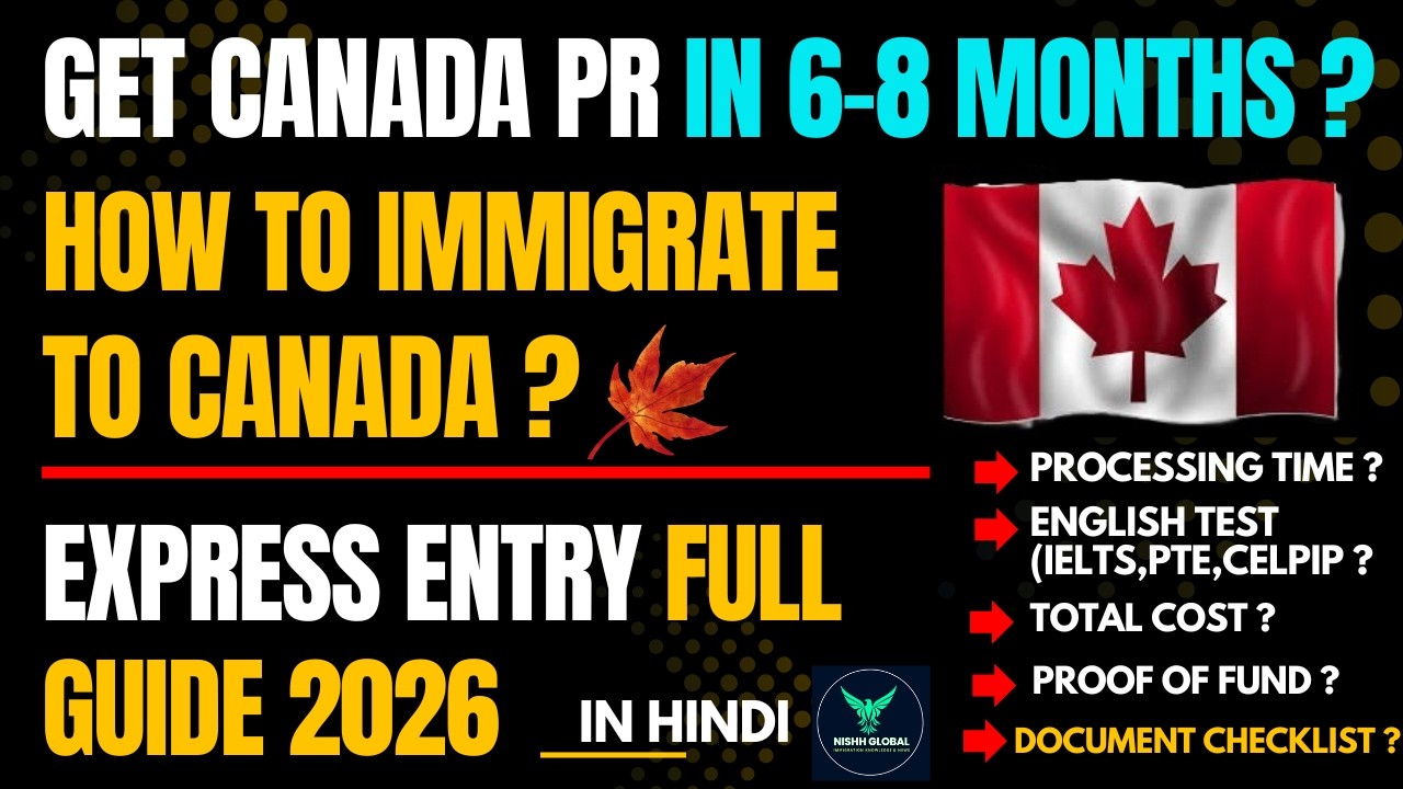 Get Canada PR in 6-8 Months ? How to Immigrate to Canada | Express Entry full Guide 2026 #visa