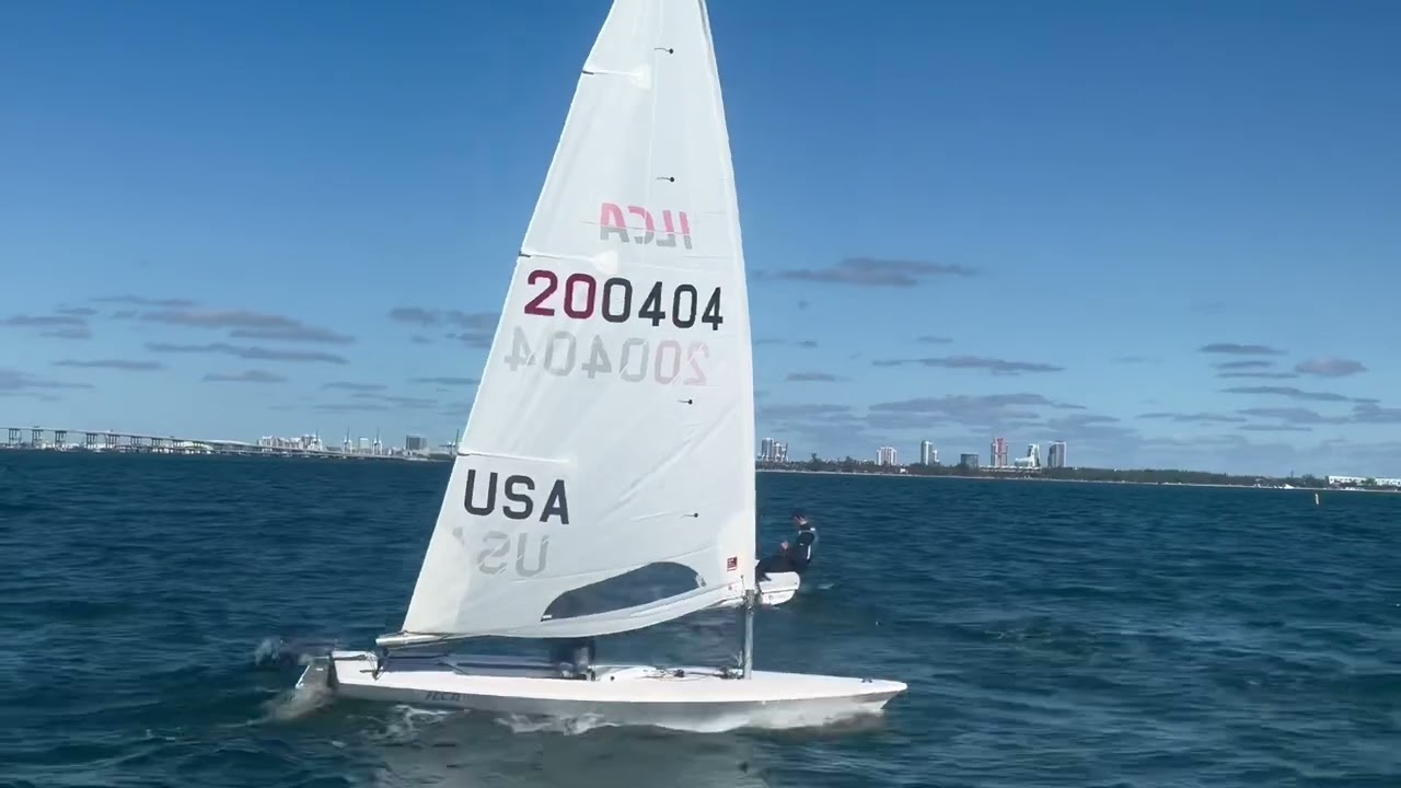 ILCA Laser Sailing: upwind boat speed ODP#1