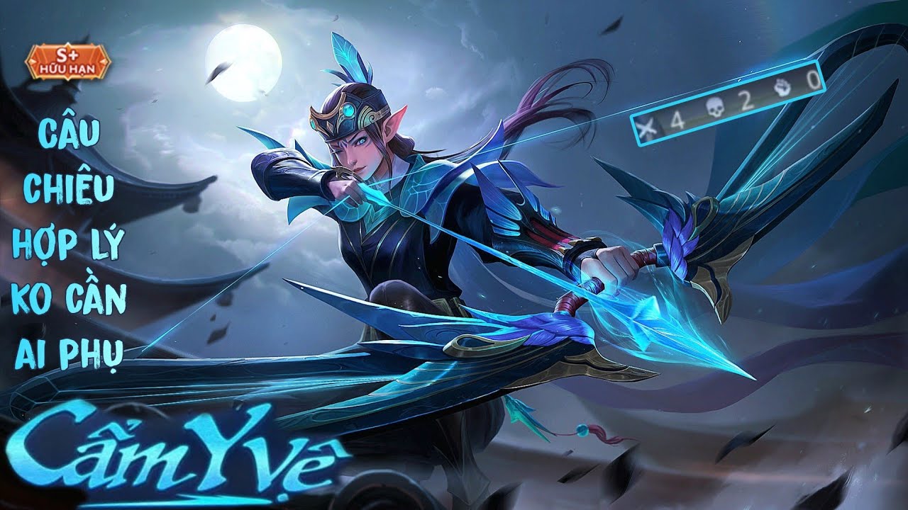 LIÊN QUÂN MOBILE | Skin: Cẩm y vệ phi ưng của tel'annas cách để cấu rỉa dame từ xa