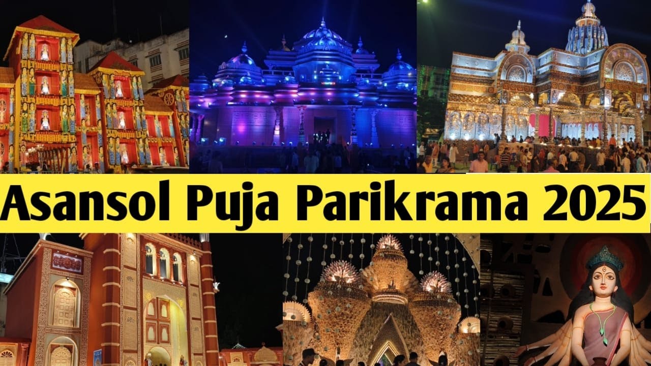 10 Stunning Durgapuja Pandals of Asansol | Puja Parikrama 2025