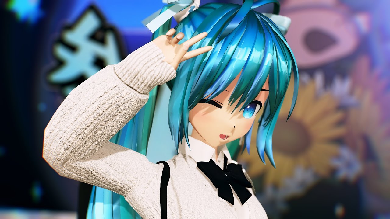【MMD PVフェスタ】 『モニタリング (Best Friend Remix)』 by  ♮はぐみく！² ver.S.H.S (通学) 【4K 60fps】