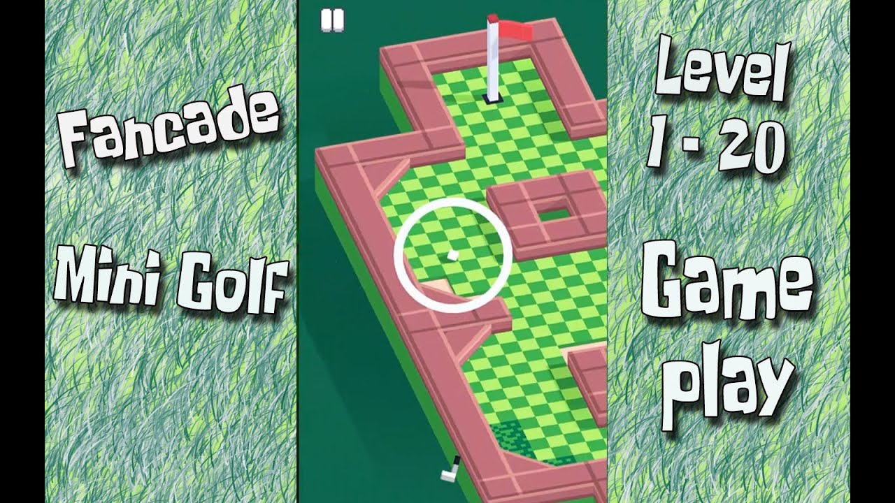 Fancade Mini Golf Level 1,2,3,4,5,6,7,8,9,10,11,12,13,14,15,16,17,18,19,20 || Android Arcade Game