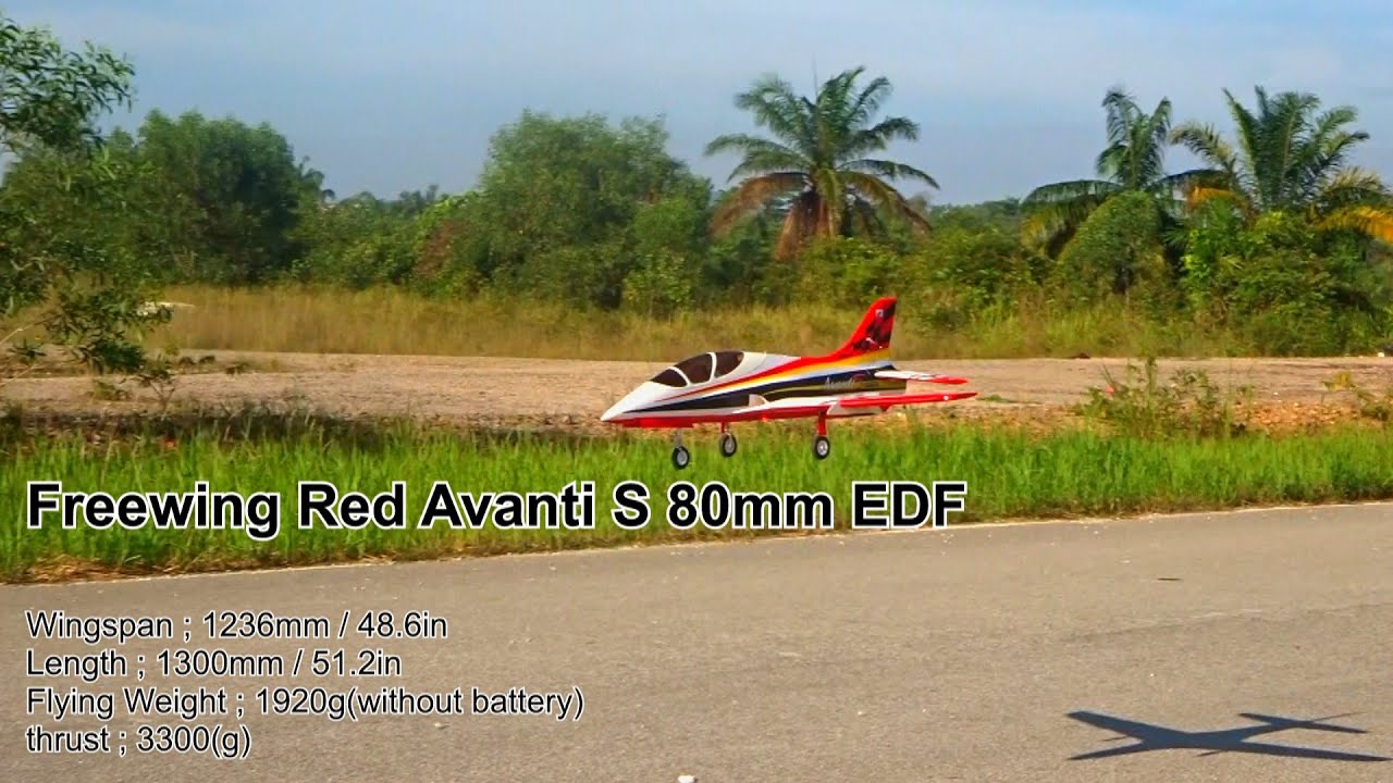 Freewing Red Avanti S 80mm EDF