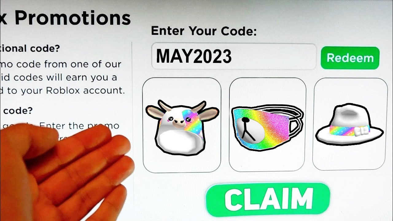 2023 *5 ALL NEW* ROBLOX PROMO CODES All Free ROBUX Items in MAY + EVENT | All Free Items on Roblox
