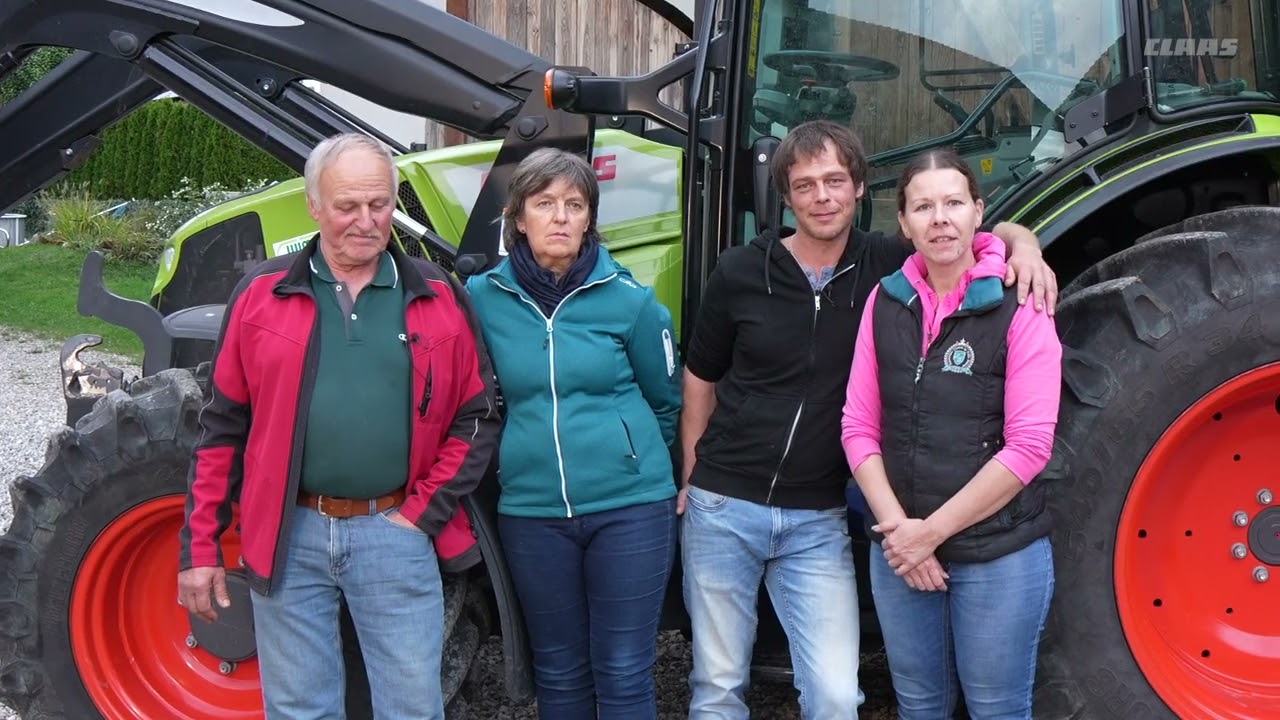 Kundenzufriedenheit - CLAAS  ARION 410 und 530 - Fam. Steinerberger aus Gunskirchen