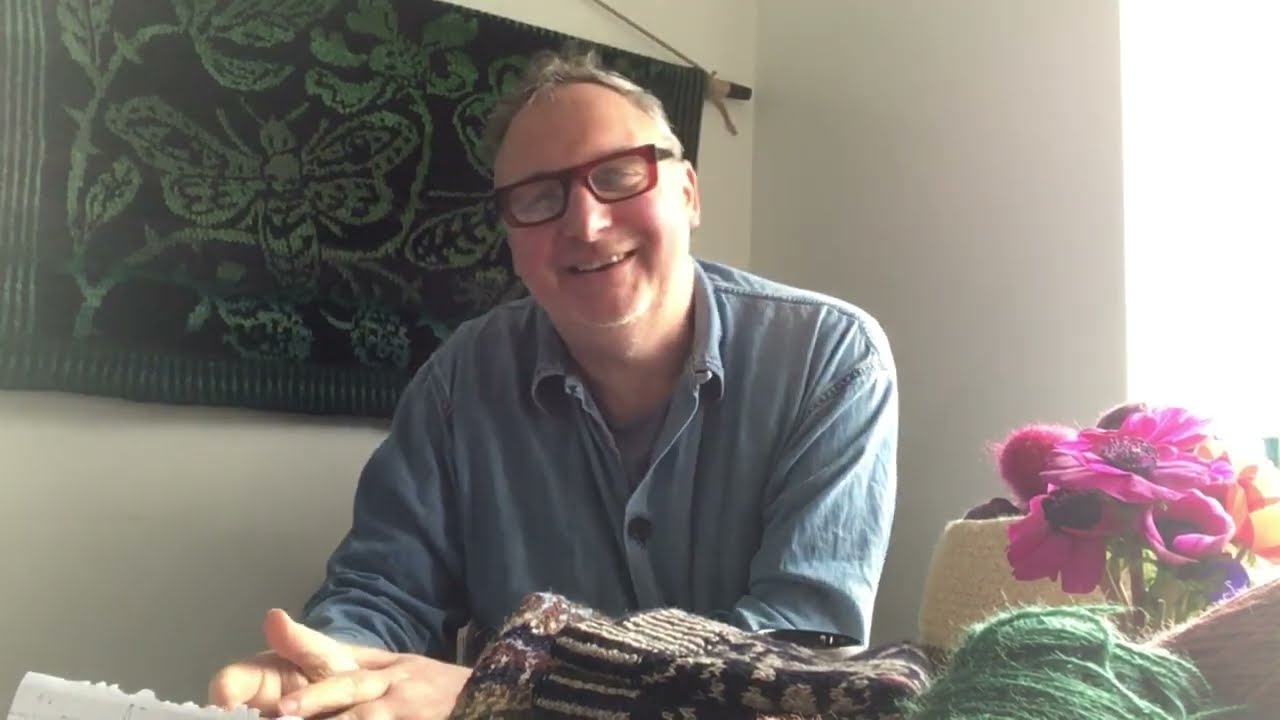 The Knitting Man Podcast Ep 3 How to Steek and Knit a Stranded Colorwork Baby Blanket