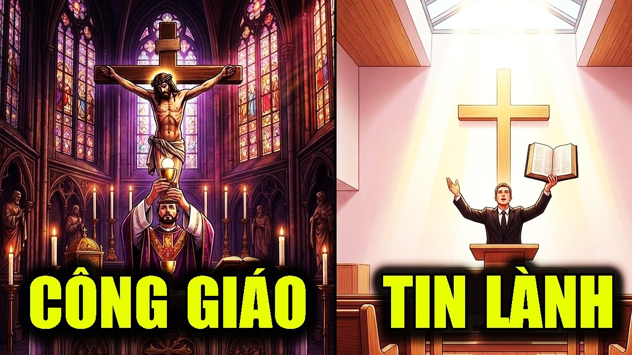 15 Điểm Khác Biệt Đáng Chú Ý Giữa Công Giáo và Tin Lành - Bí Ẩn Tôn Giáo