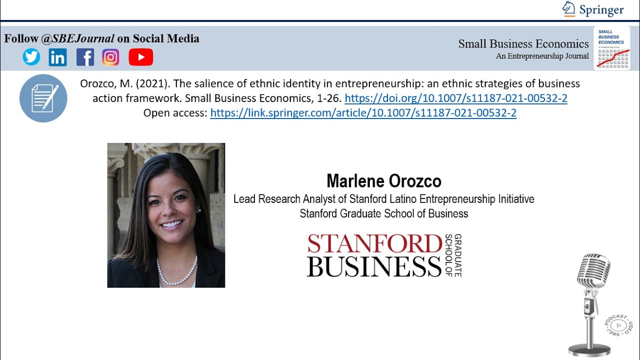 Marlene Orozco reflects on Ethnic Identity in Entrepreneurship