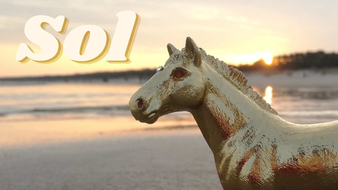 Custom Sol ☀ | Malowanie modelu konia Schleich... a może raczej oklejanie?