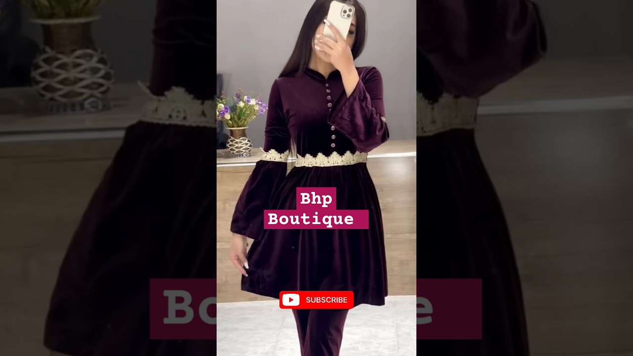 New velvet dress design 2025 2024#trending #dress #1milion #1000subscriber #shorts #ytshort