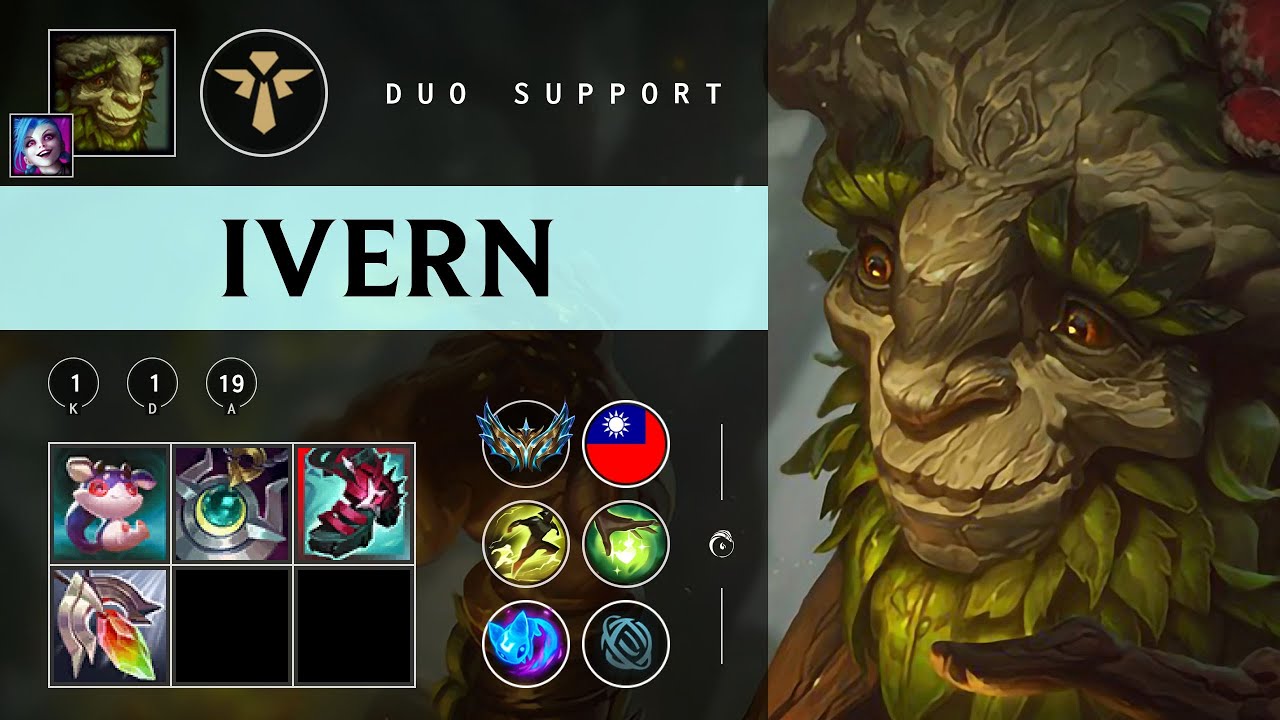 Ivern Support vs Rakan - TW Challenger Patch 25.24