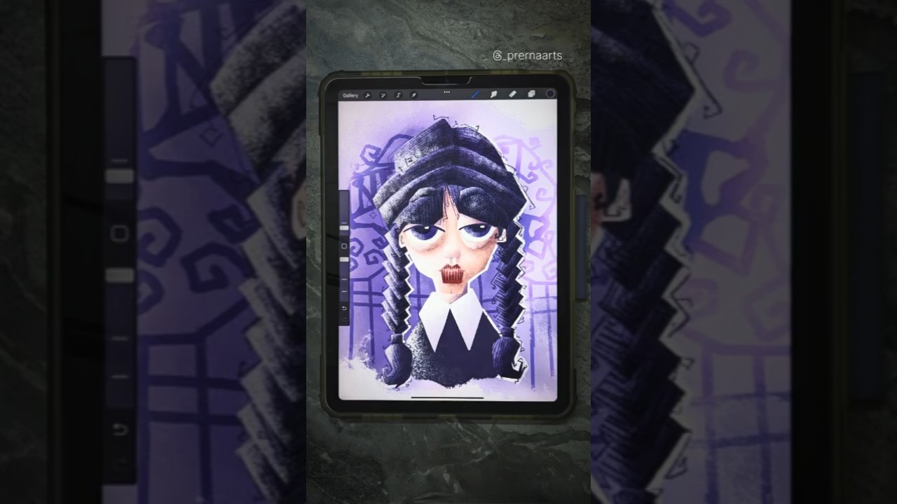 Creating the Wednesday Addams Stop-Motion Art Process