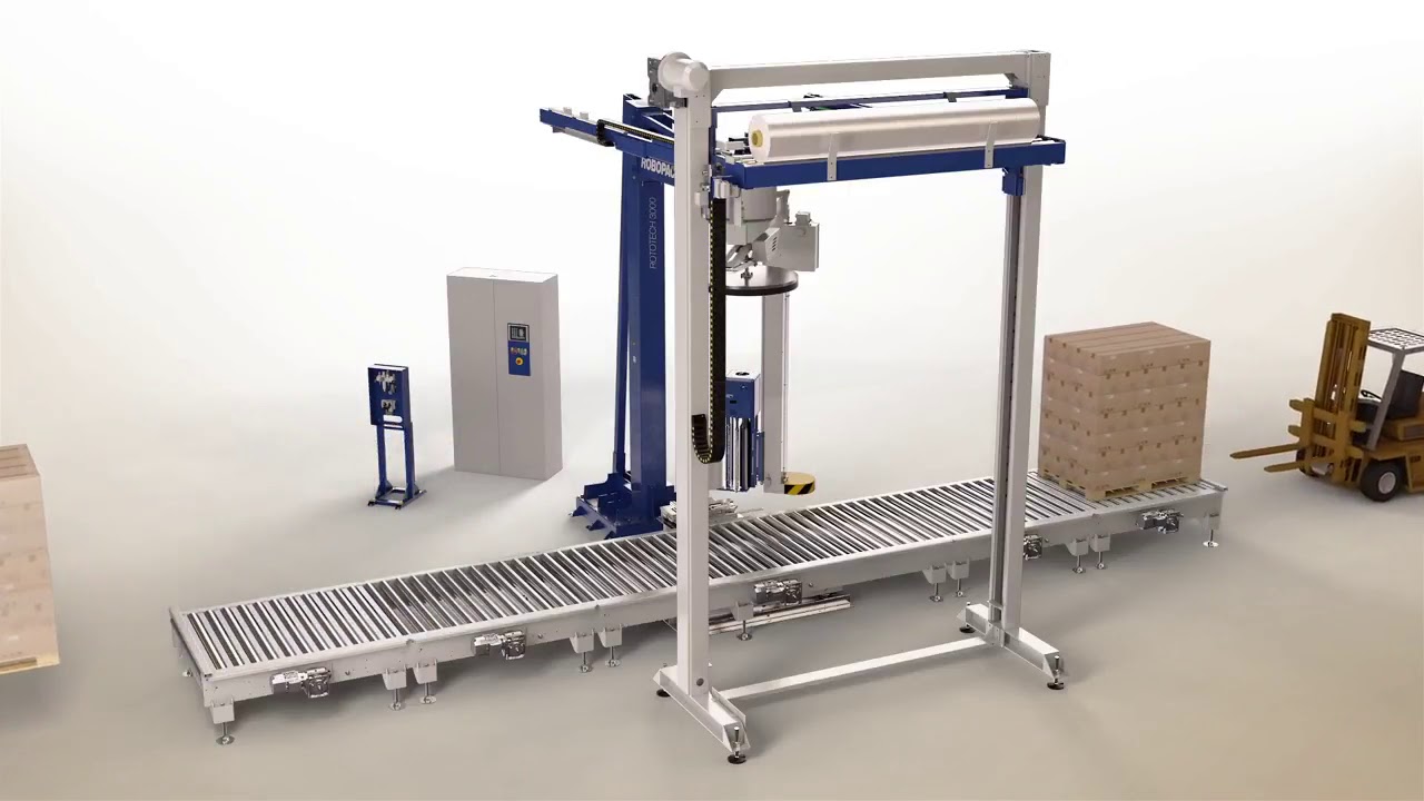 ROBOPAC ROTOTECH 3000 Rotating Arm Stretch Wrapping Machine