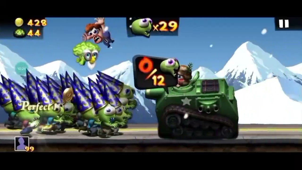 Meu melhor recorde no jogo Zumbi Tsunami