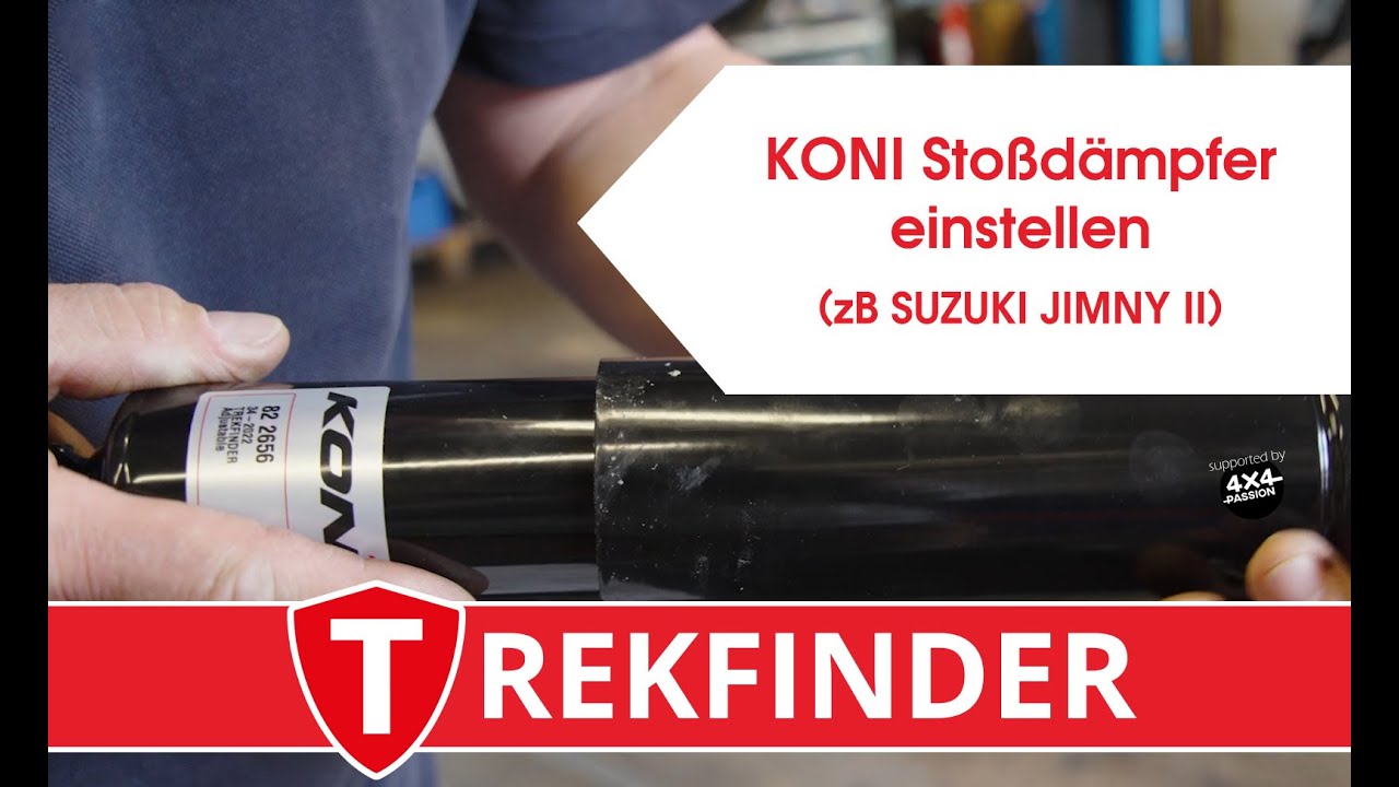 KONI Stoßdämpfer einstellen (Vorderachse + Hinterachse) - TREKFINDER Stoßdämpfer Adjustable