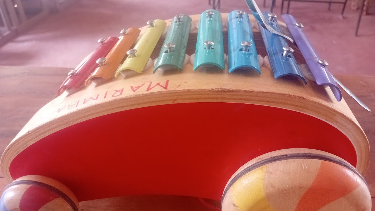 MARIMBA MUSIC 🎶 🎵/HAPPY BIRTHDAY LYRICS/PERCUSSION MUSIC INSTRUMENTS 🎶 