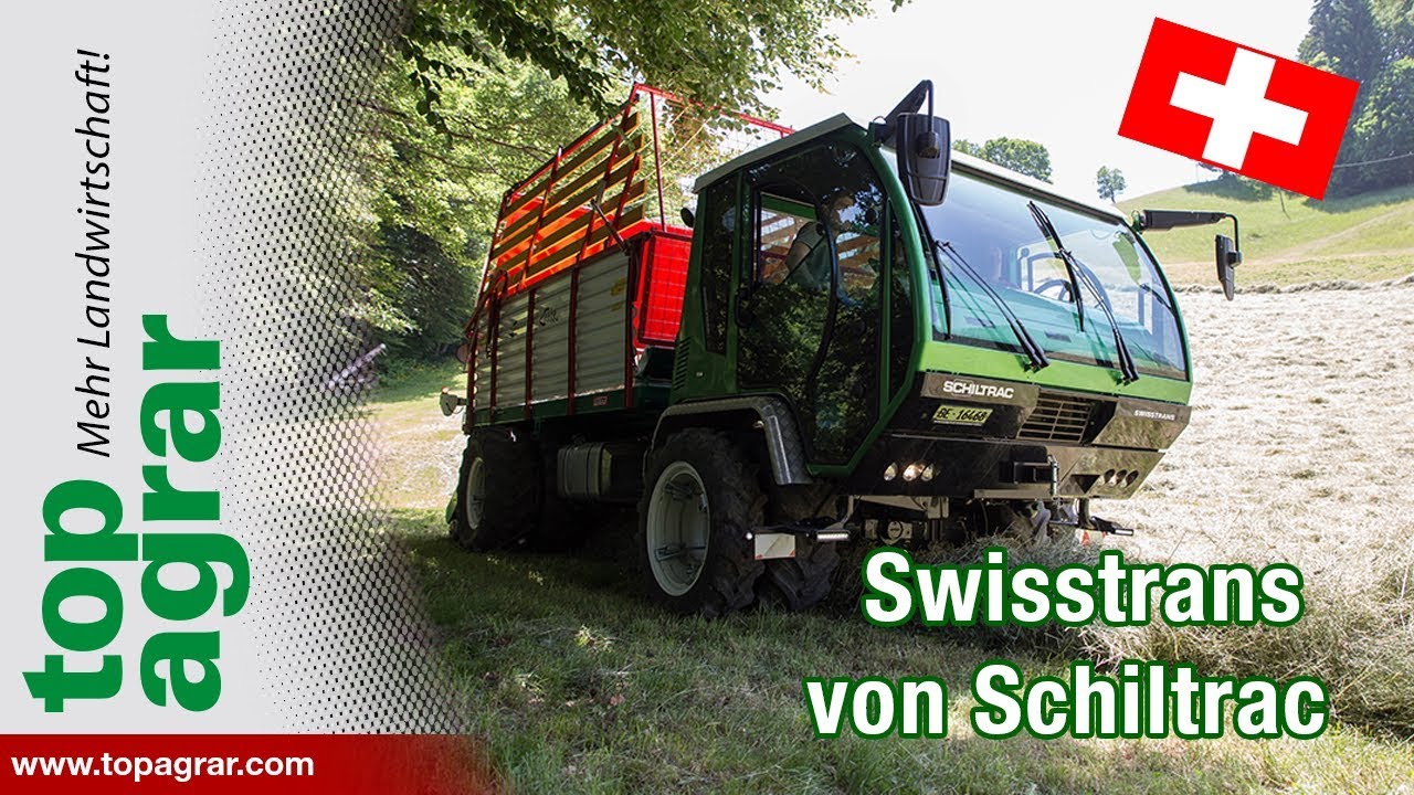 Gras- und Heuernte mit dem Schiltrac Swisstrans Ladewagen +++LANDfreund+++