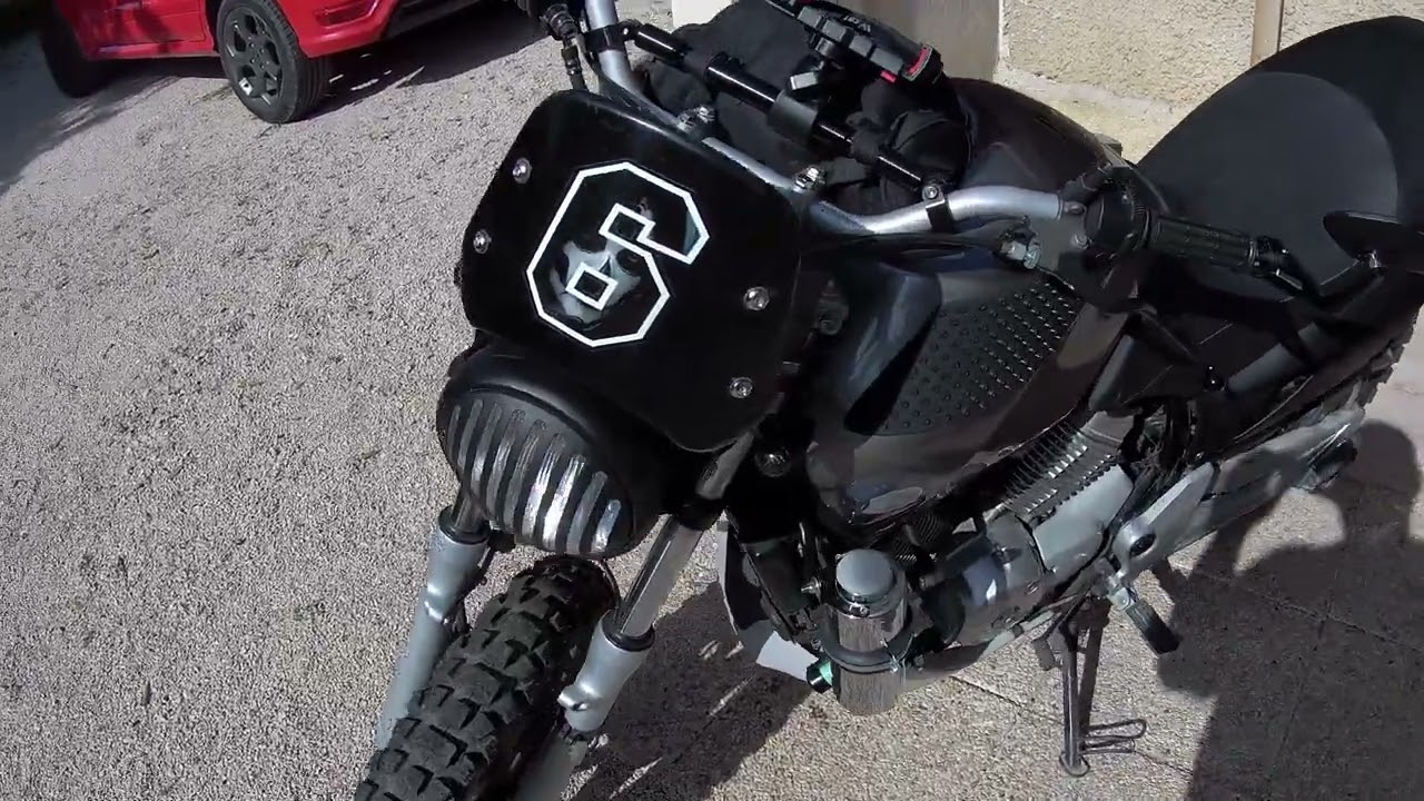 #2 Custom  HONDA  varadero '' Scrambler '' épisode 2