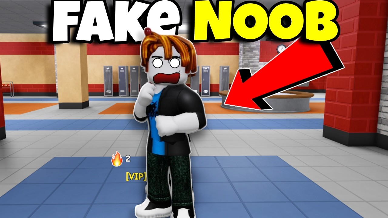 Я зашёл на профессиональные серверы Roblox Fight в школе, притворяясь нубом.