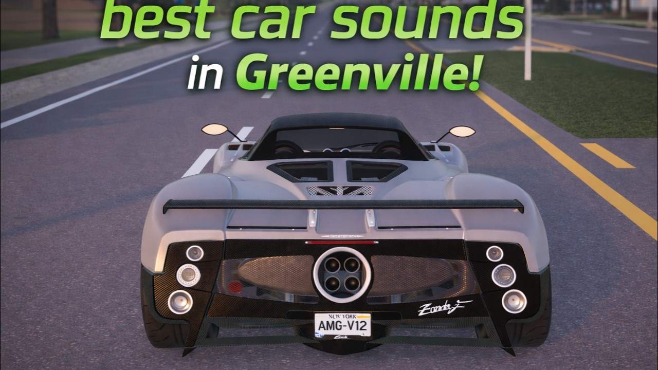 Best-Sounding Cars in Greenville Roblox!