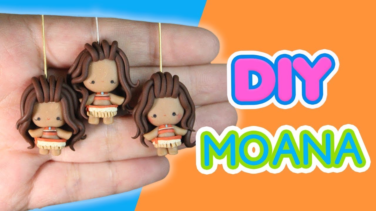DIY MOANA CHIBI - Polymer Clay Tutorial