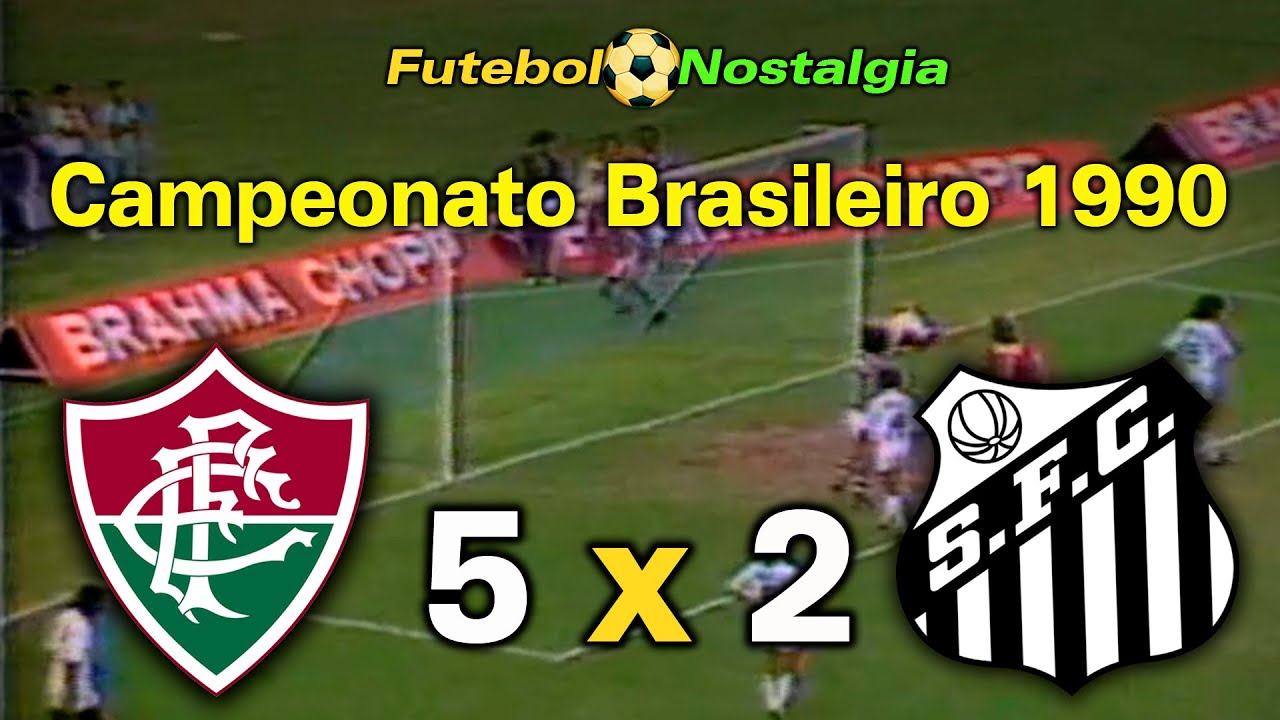 Fluminense 5 x 2 Santos - 15-09-1990 ( Campeonato Brasileiro )